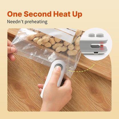 Mini Heat Sealing Machine 2-in-1 Cutter